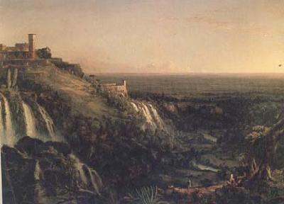 Thomas Cole The Cascatelli,Tivoli,Kooking Towards Rome (mk13) Germany oil painting art